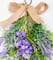 Worth Imports; 32" Artificial Spring Lavender & Green Leaves Teardrop Swag; Category:Spring Floral Arrangements; Image:3